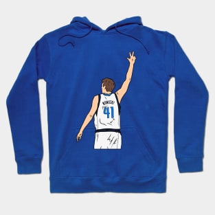 Dirk Nowitzki 3 Point Celebration Hoodie